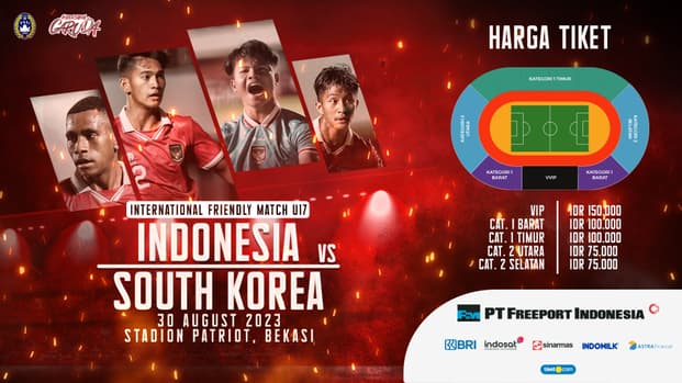 International Friendly Match U-17: Indonesia U-17 Vs Korea Selatan U-17 Image